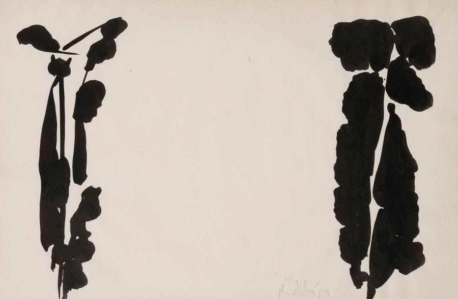 Olivier DEBRE (1920-1999)

Personnage signe, 1969
Encre de chine.
Signée et datée en bas à vers la droite.
Dédicace effacée.
32 x 50 cm