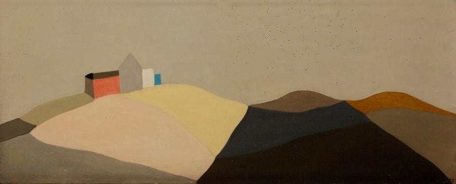 Véra PAGAVA [géorgienne] (1907-1988)

Alesia, vers 1955
Huile sur panneau.
Signée et datée en bas à droite.
29 x 73 cm

Provenance:
Ancienne collection J. L., Paris.
