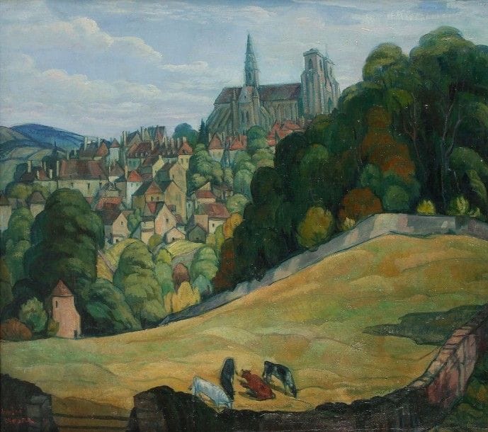 André MAIRE (1898-1984)

Vue de Saumur-en-Auxois
Huile sur toile.
Signée en bas à gauche.
77 x 86 cm
