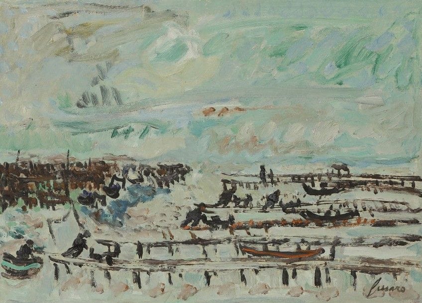 Jean FUSARO (né en 1925)

Parc à Huitres
Huile sur papier contrecollé sur toile.
Signée en bas à droite.
33 x 46 cm
