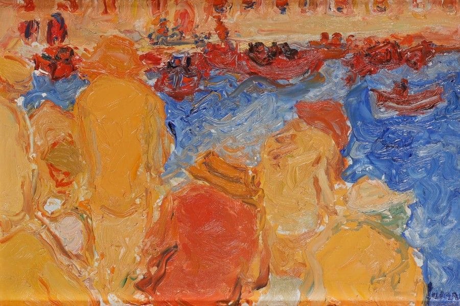Jean FUSARO (né en 1925)

Sète, la Saint-Louis et le Grand-Canal
Huile sur toile.
Signée en bas à droite.
22 x 33 cm

