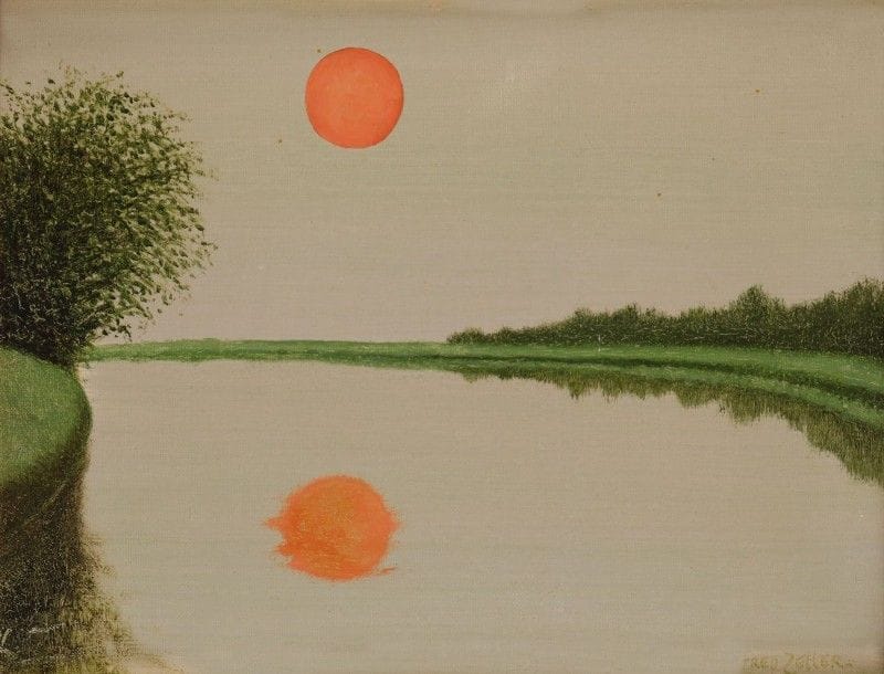 Fred ZELLER (1912-2003)

Soleil sur la rivière
Huile sur toile.
Signée en bas à droite.
27 x 35 cm