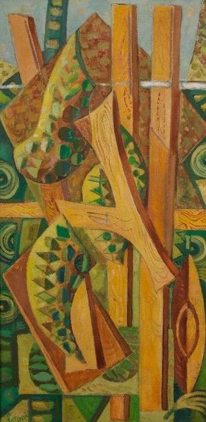 Louis LATAPIE (1891-1972)

L'Échelle de Jacob, 1958
Huile sur panneau.
Signée en bas à droite.
Signée et datée au dos. Titrée sur la châssis.
162 x 84 cm
Provenance:
Vente Maître Galateau, Limoges, 18 mai 1986.
Commentaire:
Un certificat de Laure Latapie sera remis à l'acquéreur.
