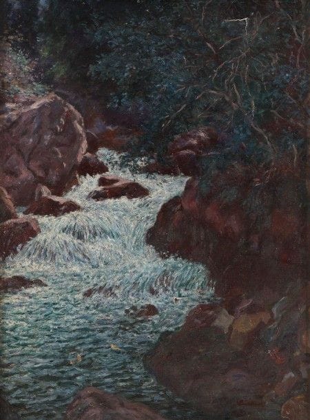 Lucien Émile PORCHERON (1876-1957)

Torrent
Huile sur toile.
Signée en bas à droite.
(Accidents).
81 x 60 cm
