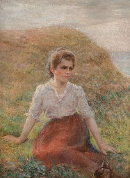 Louis SÜE (1875-1968)

Femme assise sur la falaise, 1907
Huile sur toile.
Signée et datée en bas à gauche.
(Restaurations).
73 x 54 cm
