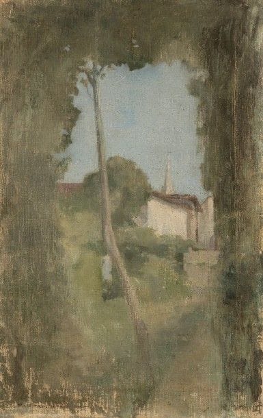 MARC MOUCLIER (1866-1948)

Paysage à l'arbre
Huile sur toile.
Signée en bas à gauche. (Usures).
41 x 26.5 cm
Provenance:
- Ancienne collection Maurice Denis.
- Diverses collections particulières par descendance.
