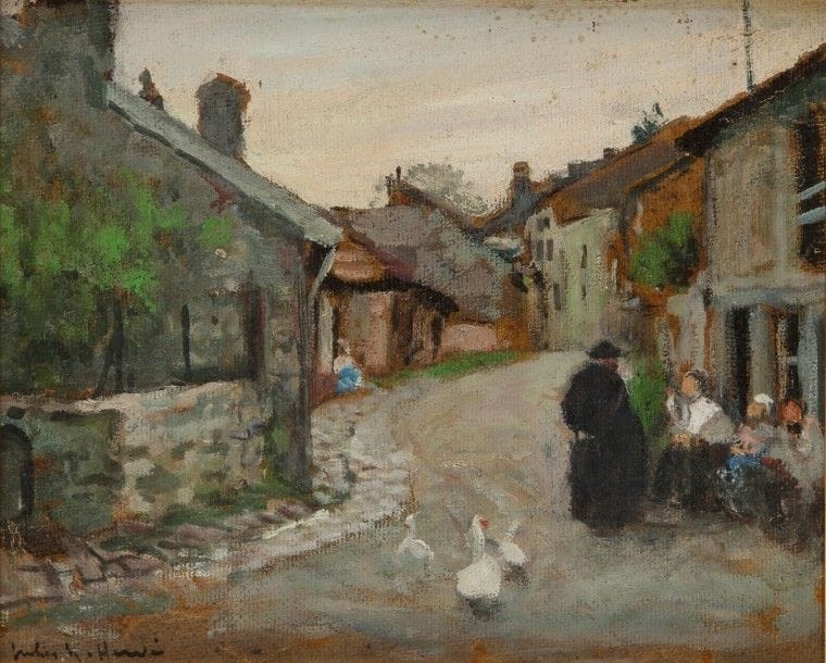Jules-René HERVÉ (1887-1981)

Village animé
Huile sur carton.
Signée en bas à gauche.
22 x 27 cm