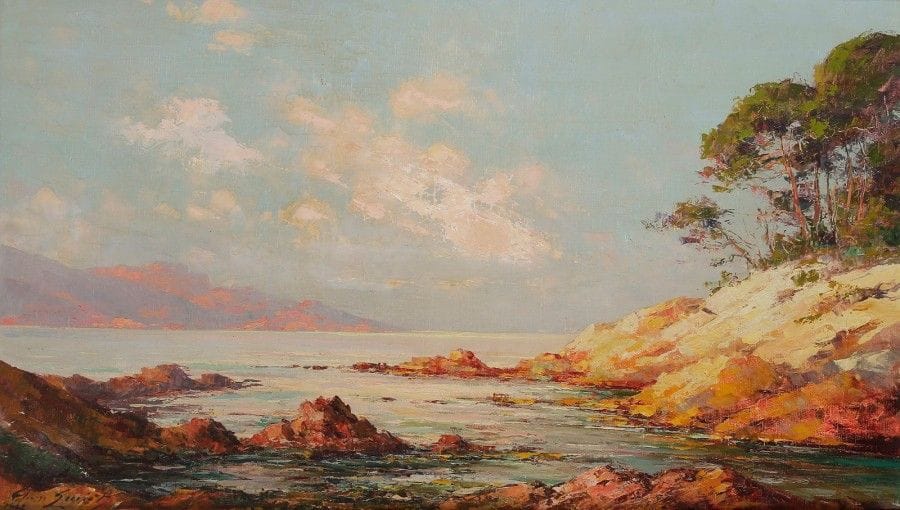 Pierre-Paul EMIOT (1887-1950)

Bord de mer au crépuscule, 1942
Huile sur toile.
Signée et datée en bas à gauche.
53 x 93 cm