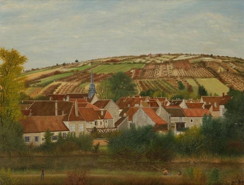Jean EVE (1900-1968)

Champs (Yonne), Automne
Huile sur toile.
Signée en bas à droite.
50 x 65 cm
