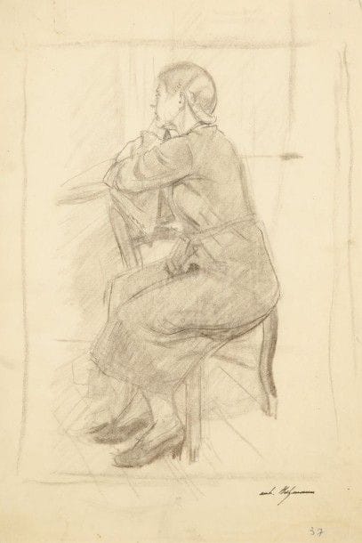 Antoine HEITZMANN (1910-?)

Femme assise
Dessin au crayon et estompe.
Signé en bas à droite.
31 x 21 cm