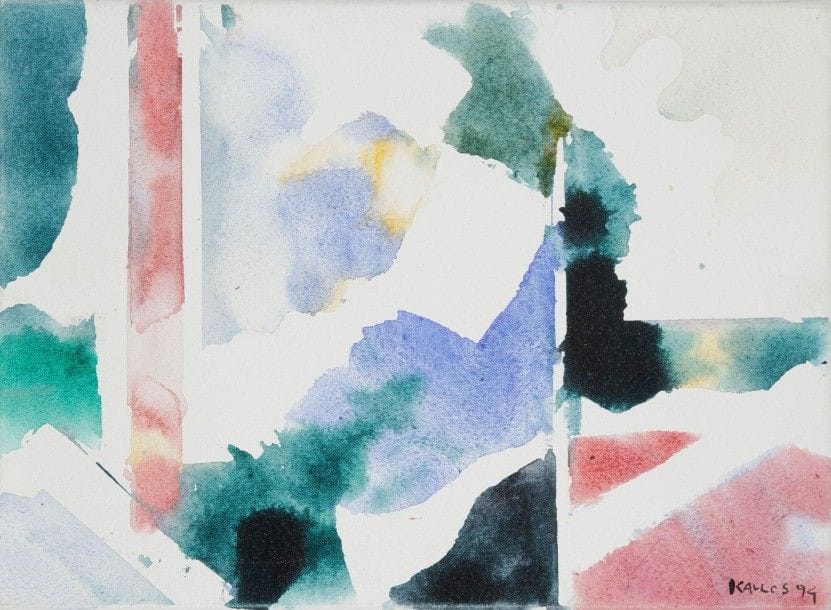 Paul KALLOS [hongrois] (1928-2001)

Vent, 1994
Acrylique sur toile.
Signée et datée en bas à droite.
24 x 33 cm