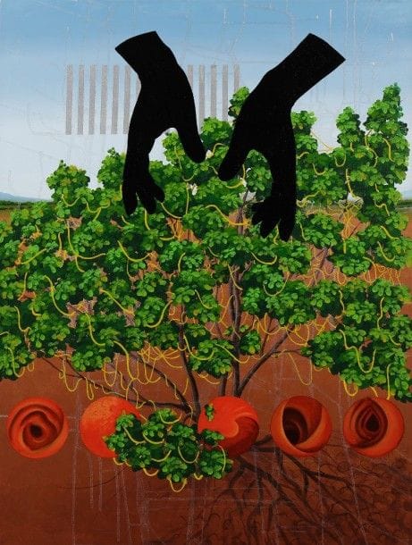 Rajib LOCHAN PANI [indien] (XXe siècle)

Green Hope (IV), 2008
Acrylique sur toile.
Signée, datée et titrée au dos.
120 x 91 cm