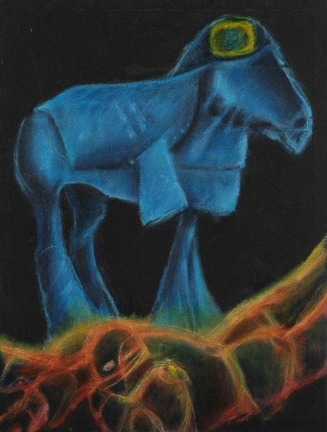 Zoran PAVLOVIC [yougoslave] (1932-2006)

Composition, 1976
Huile sur toile.
Signée et datée au dos.
66 x 53 cm