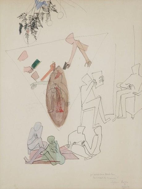 Suzanne ROGER (1899-1986)

Personnages, 1979
Dessin à l’encre et aquarelle.
Signé, daté et dédicacé en bas à droite.
59 x 45,5 cm
Provenance: 
Ancienne collection Madeleine Gabail.
