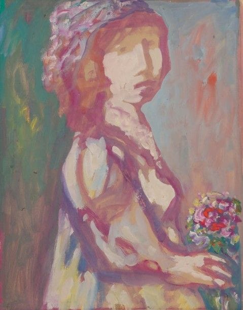 Sylvain VIGNY (1902-1970)

Femme au bouquet de fleurs
Gouache sur papier cartonné.
Signée en bas à gauche.
65 x 50 cm