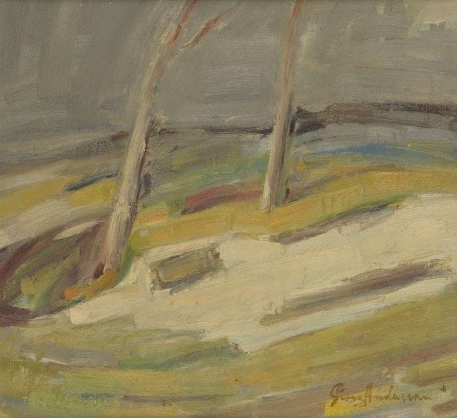 Gustav Georg ANDERSON (XXe siècle)

Paysage
Huile sur panneau.
Signée en bas à droite.
42 x 46 cm