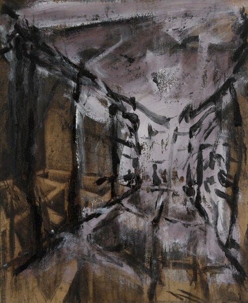 Fernando CANOVAS [argentin] (né en 1960)

L’Apparition, 1986
Huile sur toile.
Signée, datée et titrée au dos.
73 x 60 cm