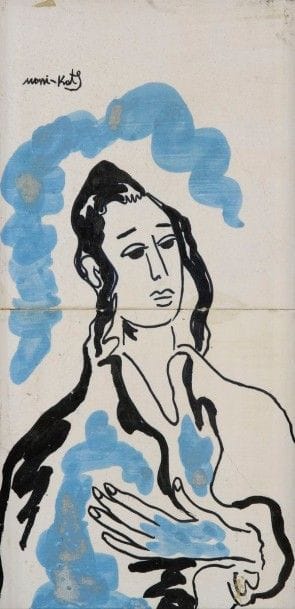 MANE-KATZ (1884-1962)
Portrait d’un jeune Hassid, 1956
Carreaux en céramique émaillée.
Signés en haut à gauche.
Marquée Artec Israel. Numérotés sur 9.
30 x 15 cm Mots clés : judaica, jewish, hebreu, hebrew, rabbin, synagogue, juif, juive, israélite, hebraica, judaism, torah, juden, sionism