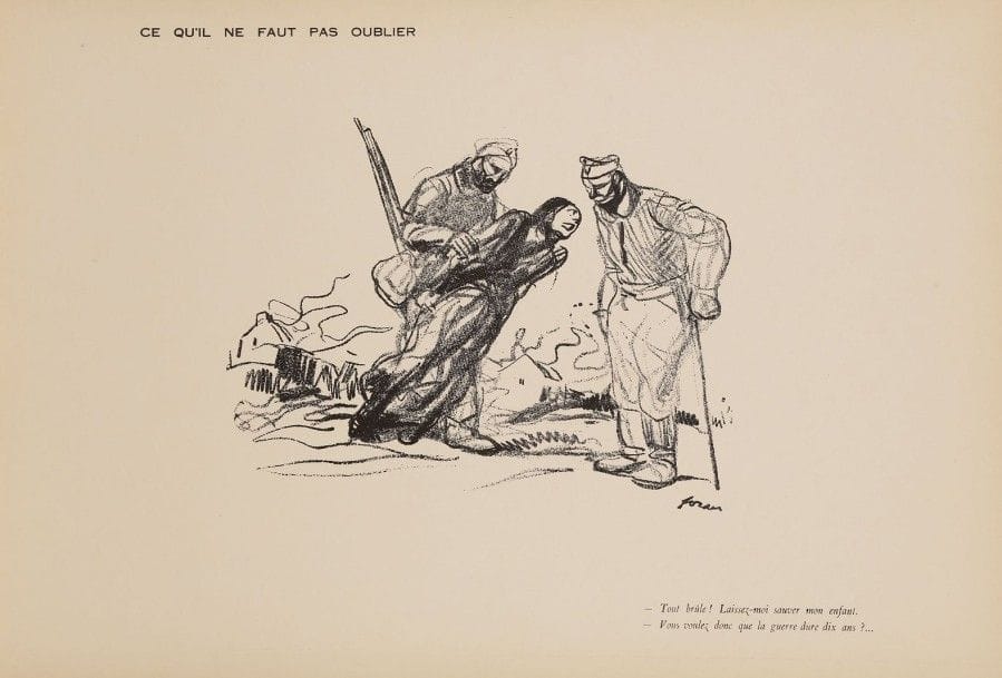 Jean Louis FORAIN (1852-1931)

La Grande guerre
Suite de 72 lithographies dans un carton.
54 x 37 cm
Exemplaire numéroté 6.
A.B.E.