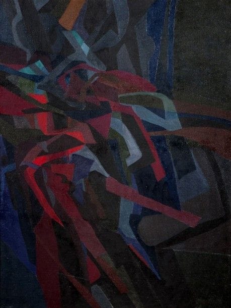Pierre JOURDA (1931-2007)

Jésus tombe II, 1963
Huile sur toile.
Signée et datée au dos.
Porte le cachet de l'atelier au dos.
100 x 75 cm