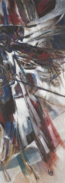Pierre JOURDA (1931-2007)

Toccata et Fugue, 1966
Huile sur toile en tryptique.
Datée en bas à droite.
Porte le cachet de l'atelier au dos.
225 x 220 cm
