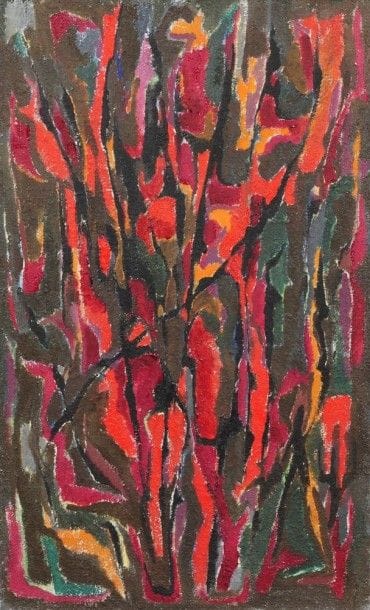 Pierre JOURDA (1931-2007)

Automne, 1960
Huile sur toile.
Porte le cachet de l'atelier au dos.
89 x 54 cm