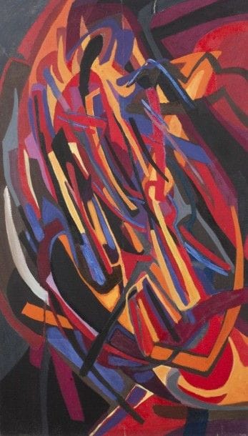 Pierre JOURDA (1931-2007)

Jésus dépouillé, 1962
Huile sur toile.
Porte le cachet de l'atelier au dos.
130 x 75 cm