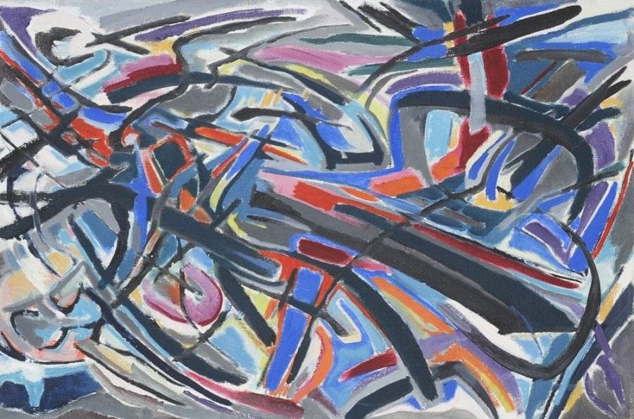 Pierre JOURDA (1931-2007)

Peinture, 1962
Huile sur toile.
Porte le cachet de l'atelier au dos.
50 x 75 cm
