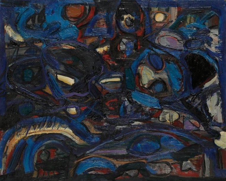 Jean MAILHE (1912-1997)

Le Taxi rouge, 1969
Huile sur isorel.
Non signée.
33x41cm