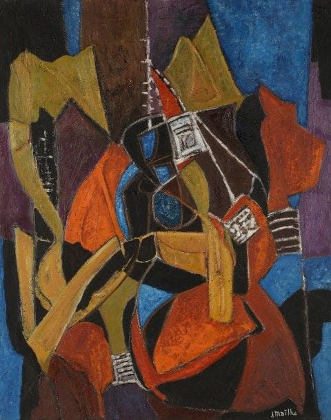 Jean MAILHE (1912-1997)

Suivre la voix, vers 1975
Huile sur toile.
Signée en bas à droite.
92x73cm