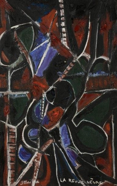 Jean MAILHE (1912-1997)

La Revue nègre, vers 1975
Huile sur toile.
Signée et titrée.
61x38cm