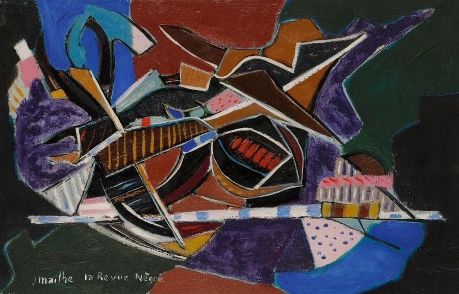 Jean MAILHE (1912-1997)

La Revue nègre, vers 1975
Huile sur toile.
Signée et titrée en bas à gauche.
61x38cm