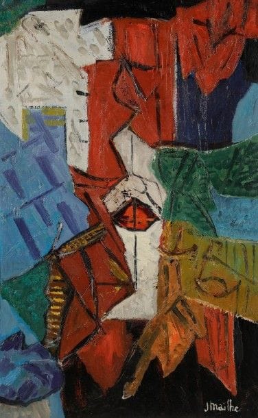 Jean MAILHE (1912-1997)

Fruits de feu, 1978
Huile sur toile.
Signée en bas à droite.
Datée et titrée au dos.
61x38cm