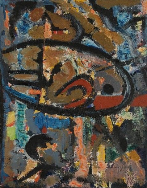 Jean MAILHE (1912-1997)

Glacier, 1946
Huile sur toile.
Signée en bas à gauche.
Titrée au dos sur le châssis.
65x50cm