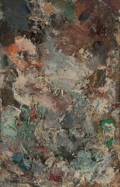 Jean MAILHE (1912-1997)

Étude en gris, 1946
Huile sur panneau.
Signée en bas à gauche.
Datée et titrée au dos.
61x38cm