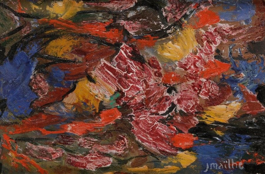 Jean MAILHE (1912-1997)

Le Printemps, 1961
Huile sur carton toilé.
Signée en bas à droite.
Signée, datée et titrée au dos.
22x16cm