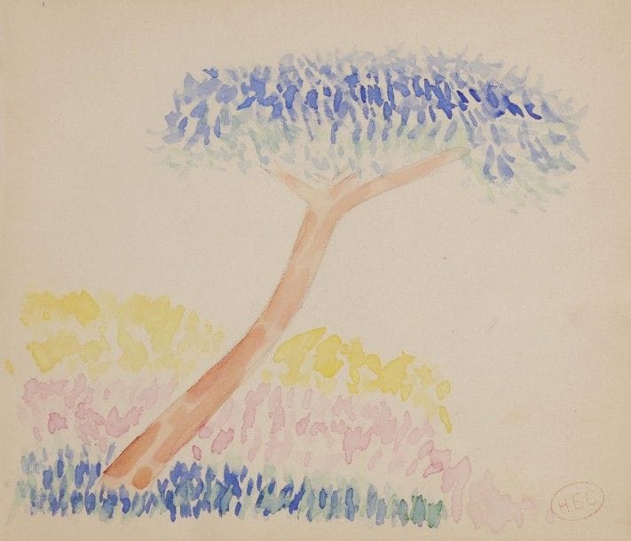 Henri Edmond CROSS (1856-1910)

Pin parasol
Aquarelle.
Porte le timbre de l’atelier en bas à droite (Lugt 1305a).
13,5 x 16 cm