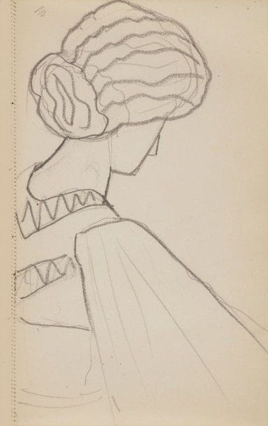 Marie LAURENCIN (1885-1956)

Études de femmes, fleurs, héron…, vers 1907-1910
Carnet de croquis comprenant 40 dessins à l’encre, aquarelle ou mine de plomb.
Porte une signature « Marie Laurencin » sur la dernière page.
20 x 12 cm

Dessins à rapprocher des gravures de la période « abyssinienne » (Marchesseau n°1 à 16).