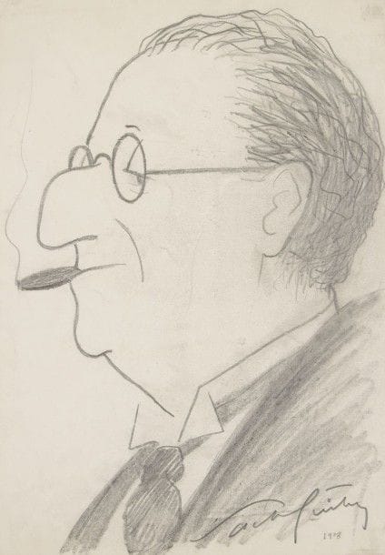 Sacha guitry (1885-1957)

Lucien Baroux, 1928
Dessin à la mine de plomb.
Signé et daté en bas à droite.
33,5 x 23,5 cm