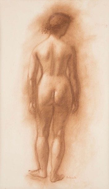 Paul BELMONDO (1898-1982)

Nu debout de dos
Sanguine.
Signée en bas sur la droite.
49 x 30 cm