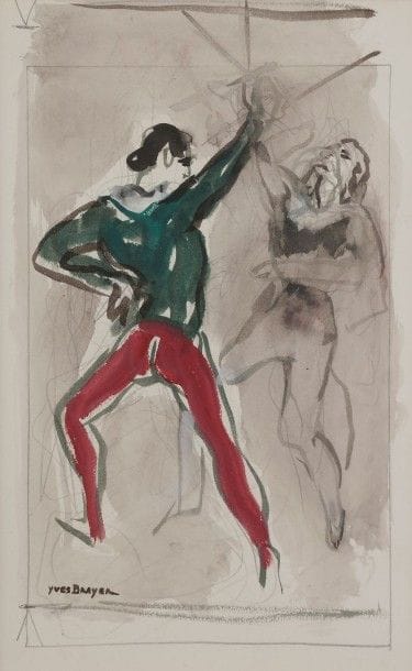 Yves BRAYER (1907-1990)

Escrimeurs
Aquarelle.
Signée en bas à gauche.
29,5 x 20 cm