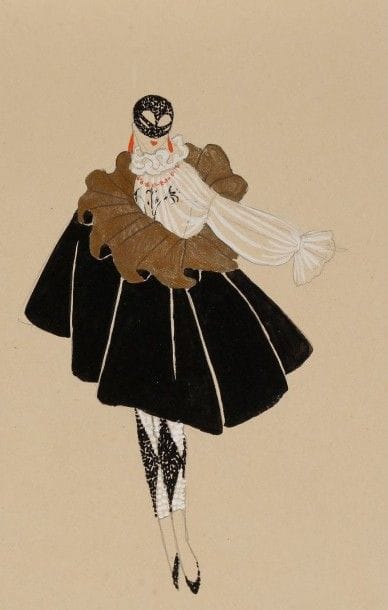 Romain de Tirtoff ERTE (1892-1990)

La Dernière Fête, Arlequin, 1915
Gouache.
Non signée.
Tampons au dos.
24 x 15,5 cm
Provenance:
Succession ERTÉ.