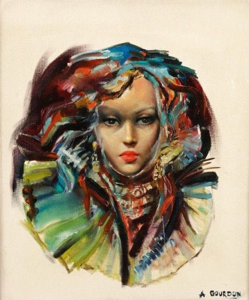 Alain Gourdon, dit ASLAN

Visage de femme
Huile sur carton toilé.
Signée en bas à droite.
46 x 38 cm