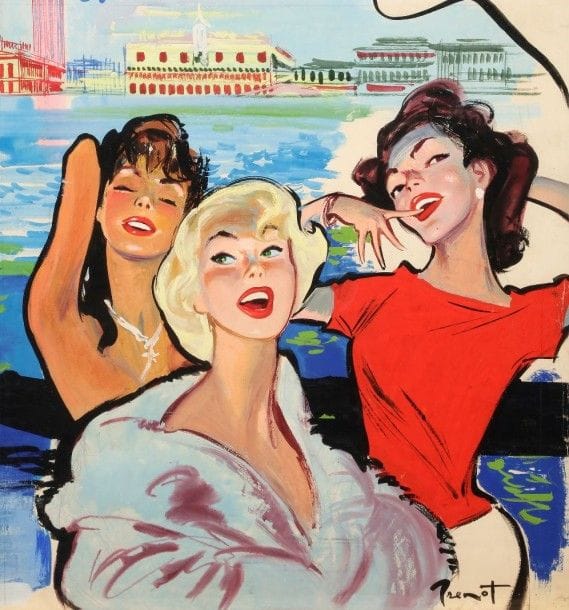 Raymond BRENOT (1913-1998)

La Lune et toi, film de Dino Rissi
Gouache.
Signée en bas à droite.
46 x 43 cm

Dessin publié dans le magasine Playboy de décembre 1995.