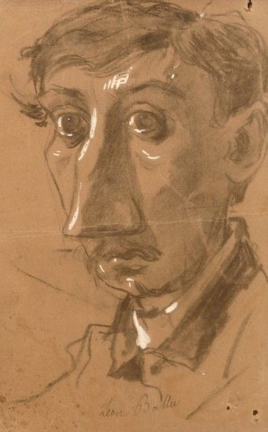 Félix Tournachon, dit NADAR (1820-1910)

Léon Battu (sujet pour le « Panthéon Nadar »), vers 1851
Fusain et rehauts de gouache blanche sur vélin mince teinté brun.
Titré en pied à la plume et à l’encre.
(Petites taches d’encre, pli horizontal craquelé et petits trous aux bords du feuillet).
15 x 24,3 cm

Léon Battu (1829-1857) était un auteur de vaudevilles et de livrets d’opéras-comiques et d’opérettes, qui collabora notamment avec Halévy et Offenbach.