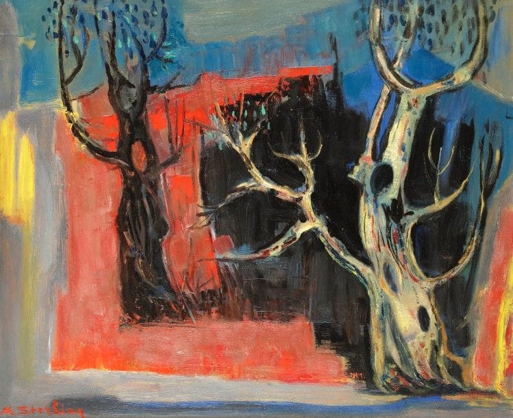 Marc STERLING (1898-1976)
Les Arbres
Huile sur toile.
Signée en bas à gauche.
54 x 65 cm