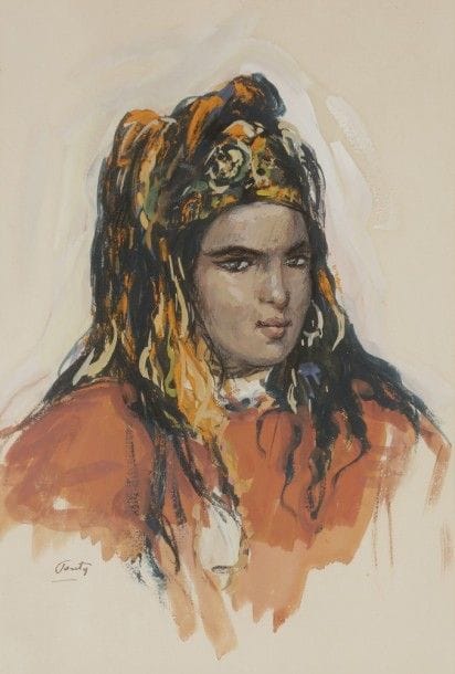 Henri-Jean PONTOY (1888-1968)

Portrait de femme berbère
Gouache.
Signée en bas à gauche.
32 x 23 cm
