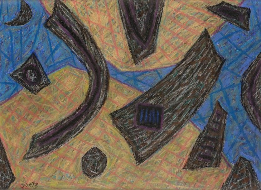 Henri GOETZ [franco-américain] (1909-1989)
Monaco, 1970
Pastel.
Signé en bas à gauche.
50 x 65 cm

L’œuvre sera incluse à l’additif du Tome 2 du Catalogue Raisonné actuellement en préparation par Frédéric Nocera. Nous remercions Monsieur Frédéric Nocera de nous avoir confirmé l’authenticité de cette œuvre.
