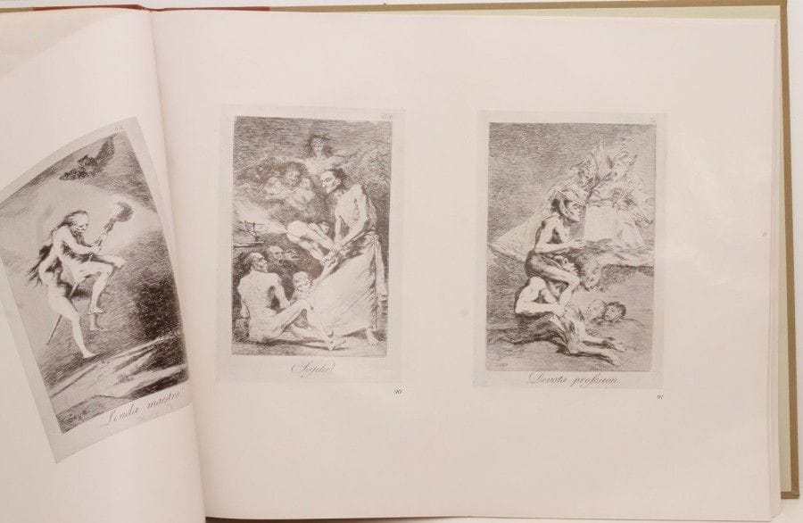 4466/7 Goya
Grabados Y litografias
1 volume in folio relié

