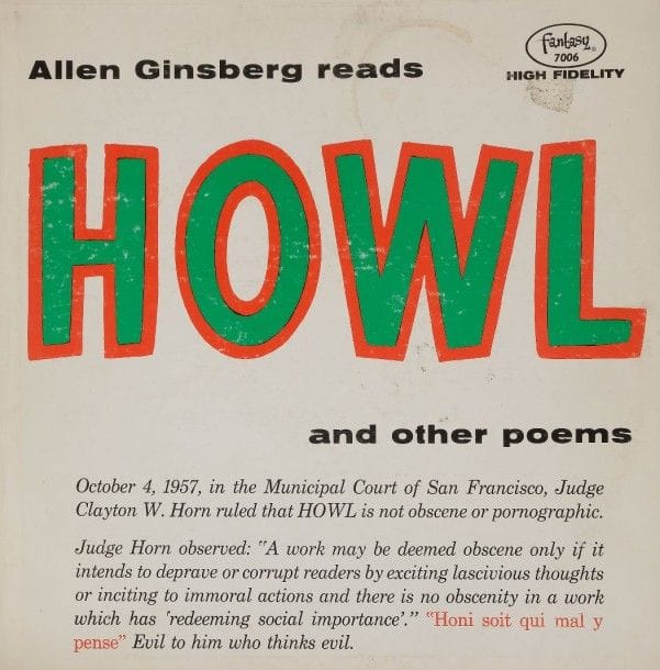 Allen GINSBERG

33 T «Howl And Other Poems»
Label Fantasy 7006 Éditions USA, 1959
VG/VG+